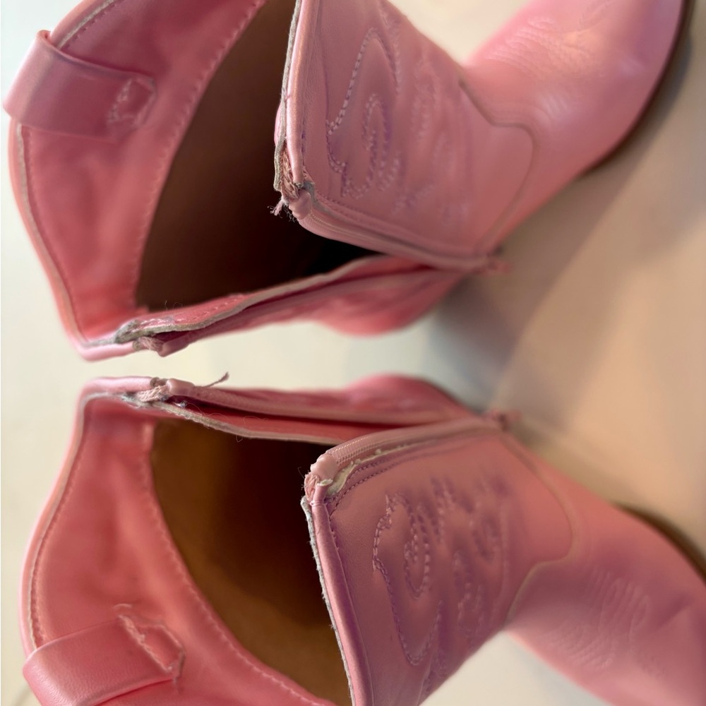Tucker + Tate Pink Girls' Western Cowboy Boots - Picture 4 of 4
